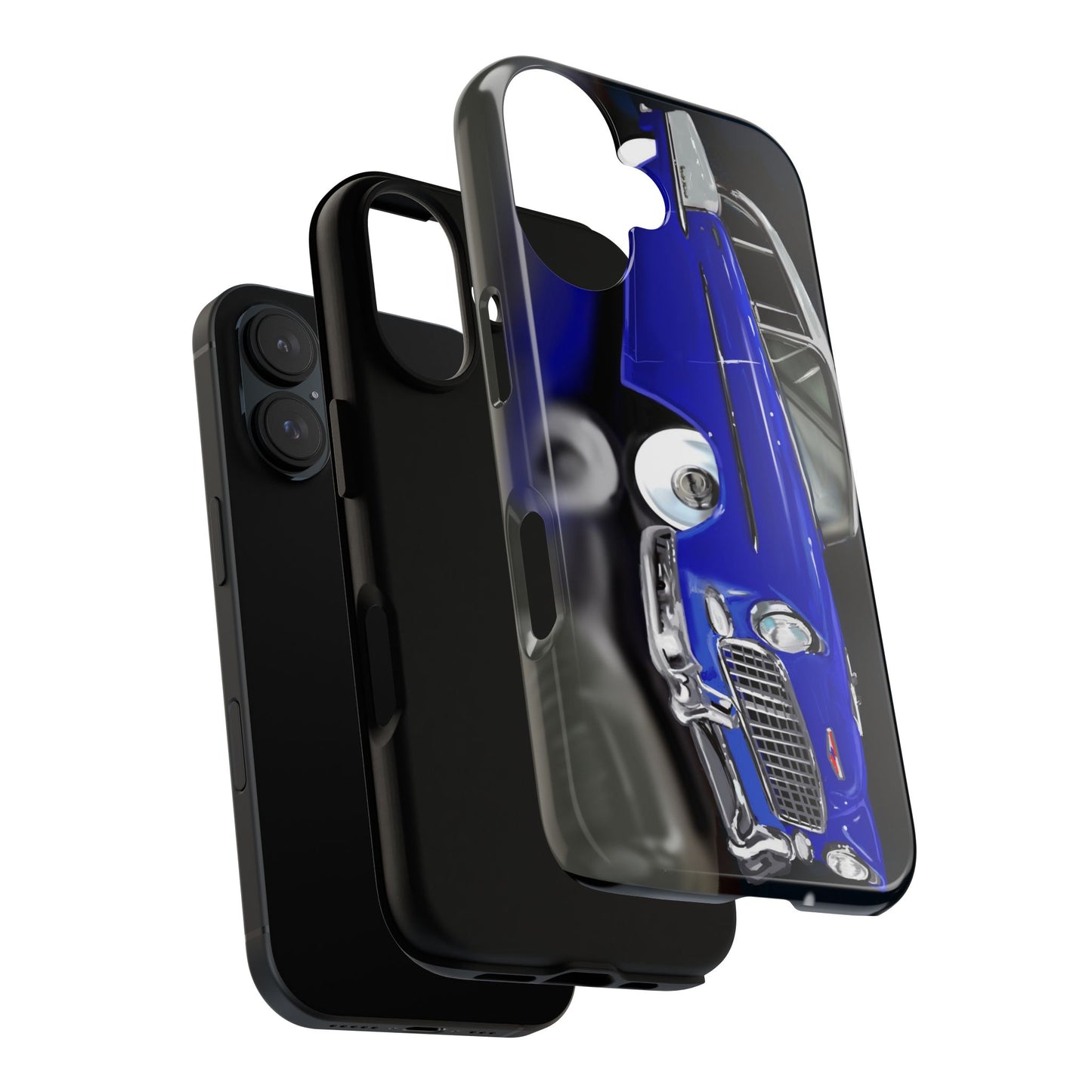 55 Chevy BelAir iPhone 16 15 14 13 12 11 Pro max Samsung Galaxy Pixel Slim Tough
