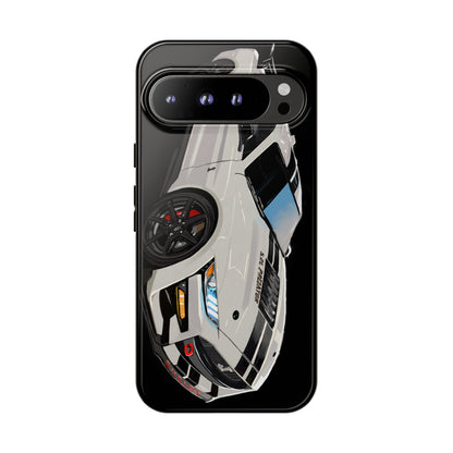 White gt500 car iPhone 17 16 15 14 13 12 Pro Samsung galaxy pixel