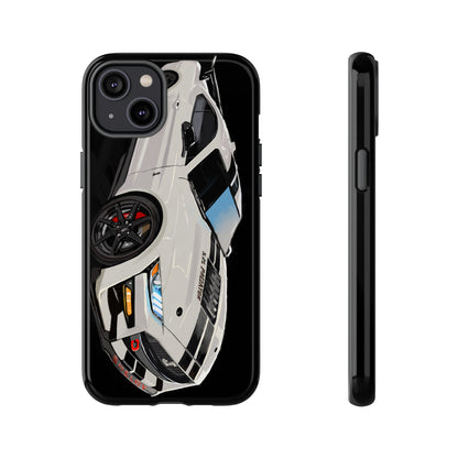 White gt500 car iPhone 17 16 15 14 13 12 Pro Samsung galaxy pixel