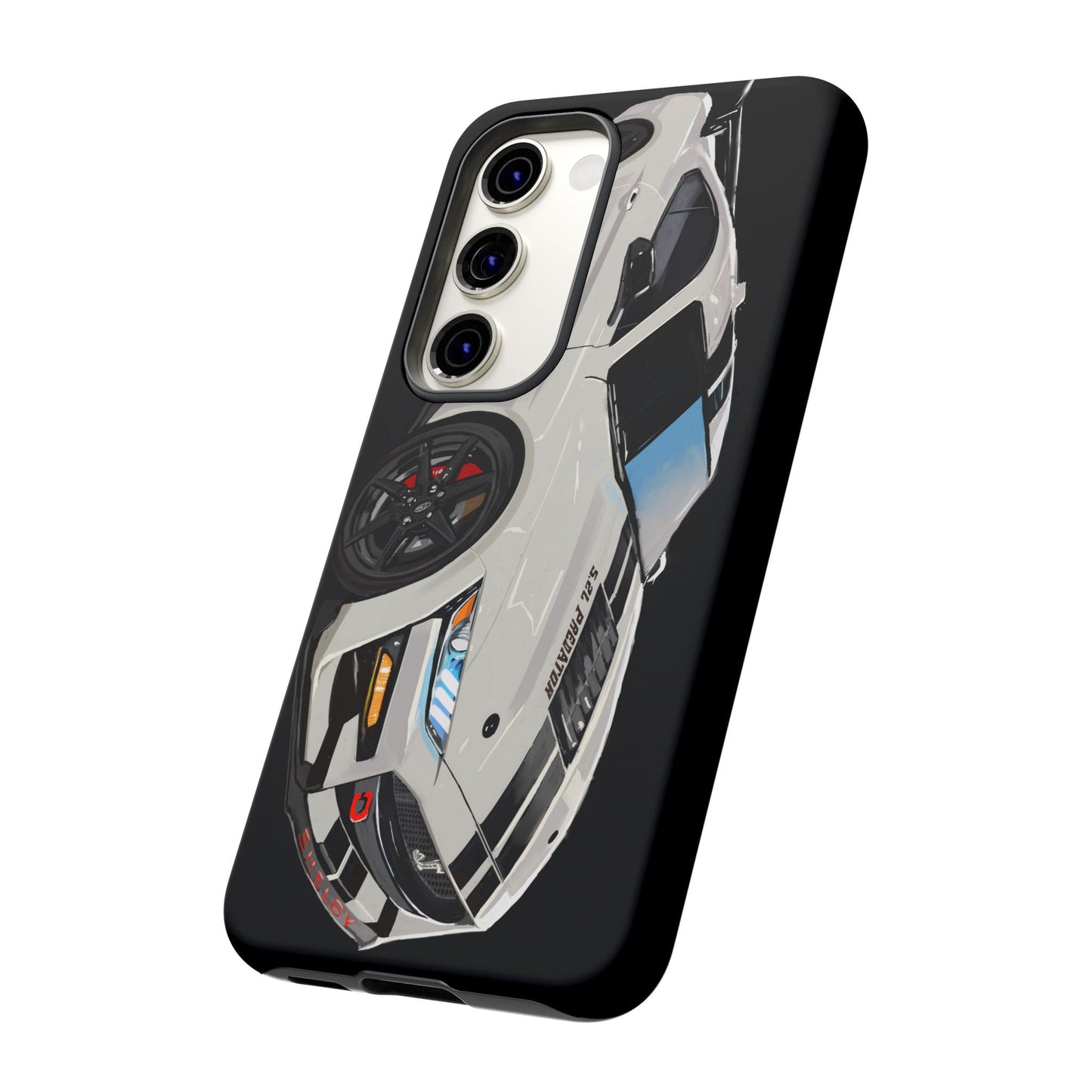 White gt500 car iPhone 17 16 15 14 13 12 Pro Samsung galaxy pixel