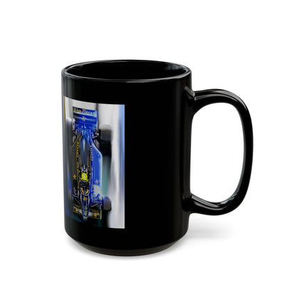 Aryton Senna formula one racing f1 Black Coffee Tea Mug (11oz, 15oz)