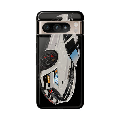 White gt500 car iPhone 17 16 15 14 13 12 Pro Samsung galaxy pixel