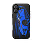 Blue Corvette C8 z06 Design for iPhone 18 17 16 15 14 13 Pro Max