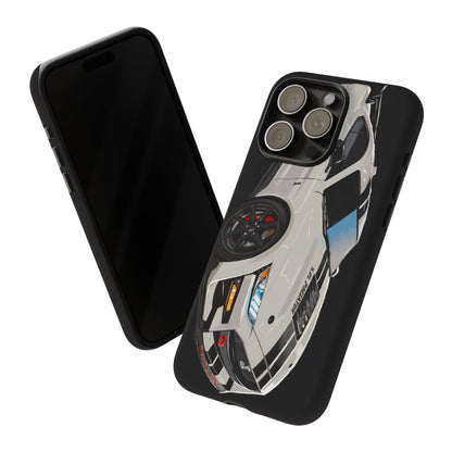 White gt500 car iPhone 17 16 15 14 13 12 Pro Samsung galaxy pixel