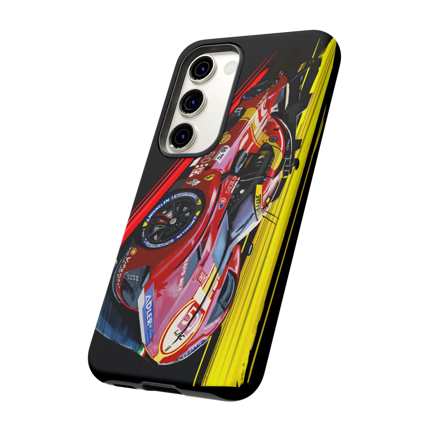 Ferrari 499p HyperCar Le Mans Case iPhone 16 15 14 13 12 11 Samsung Galaxy Pixel