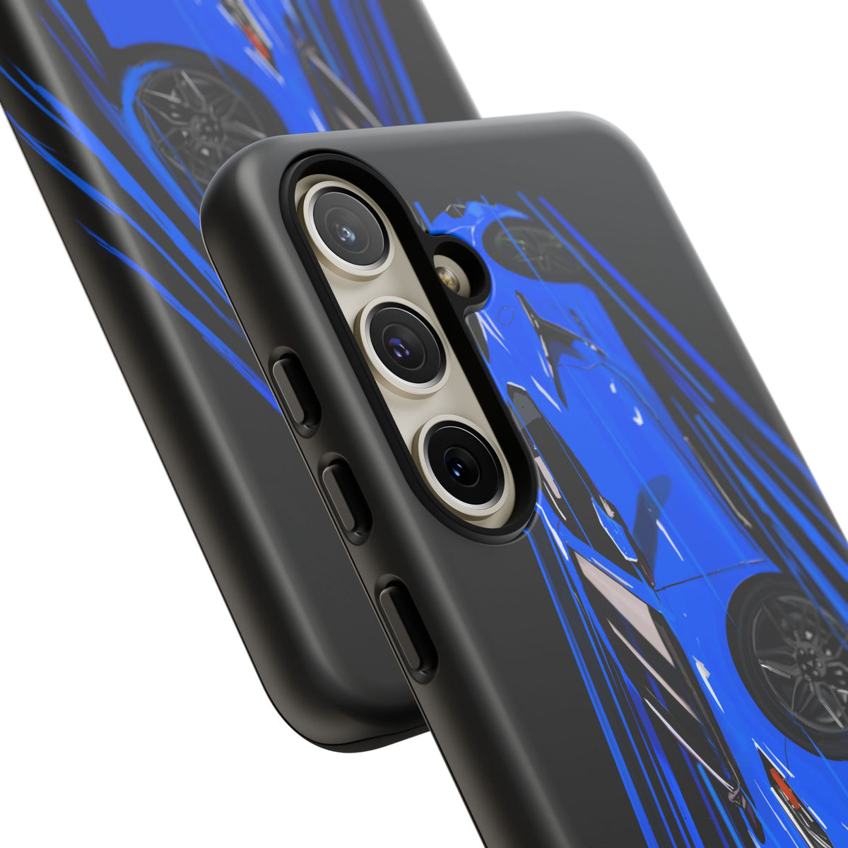 Blue Corvette C8 z06 Design for iPhone 18 17 16 15 14 13 Pro Max