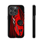 Red C8 corvette Z06 Case iPhone 18 17 16 15 14 13 12 11 Pro Samsung Galaxy Pixel