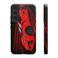 Red C8 corvette Z06 Case iPhone 18 17 16 15 14 13 12 11 Pro Samsung Galaxy Pixel