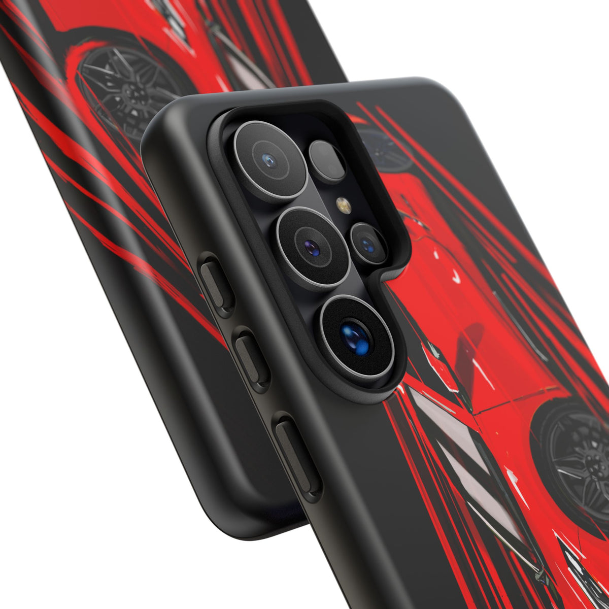 Red C8 corvette Z06 Case iPhone 18 17 16 15 14 13 12 11 Pro Samsung Galaxy Pixel