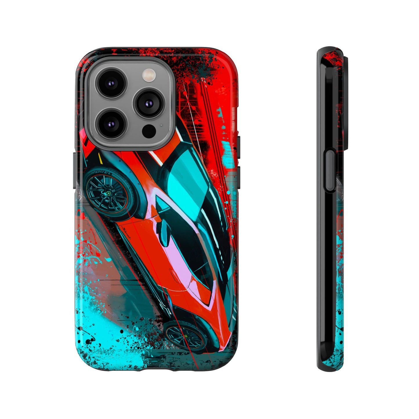 Red Lamborghini Sterrato Case iPhone 16 15 14 13 12 11 Pro Samsung Galaxy Pixel