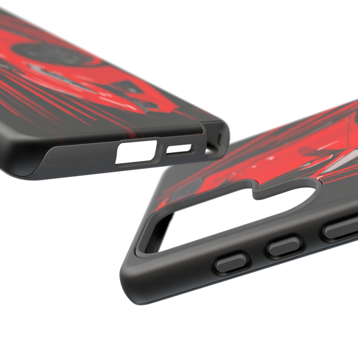 Red C8 corvette Z06 Case iPhone 18 17 16 15 14 13 12 11 Pro Samsung Galaxy Pixel