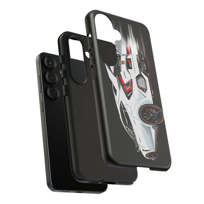 White Type-r civic Case iPhone 18 17 16 15 14 13 12 Pro Samsung Galaxy Pixel