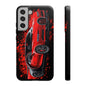 Bugatti Red Chiron Case iPhone 16 15 14 13 12 11 Pro max Samsung Galaxy Pixel