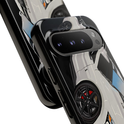 White gt500 car iPhone 17 16 15 14 13 12 Pro Samsung galaxy pixel