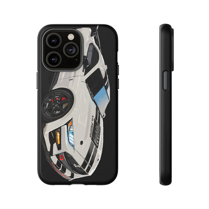 White gt500 car iPhone 17 16 15 14 13 12 Pro Samsung galaxy pixel
