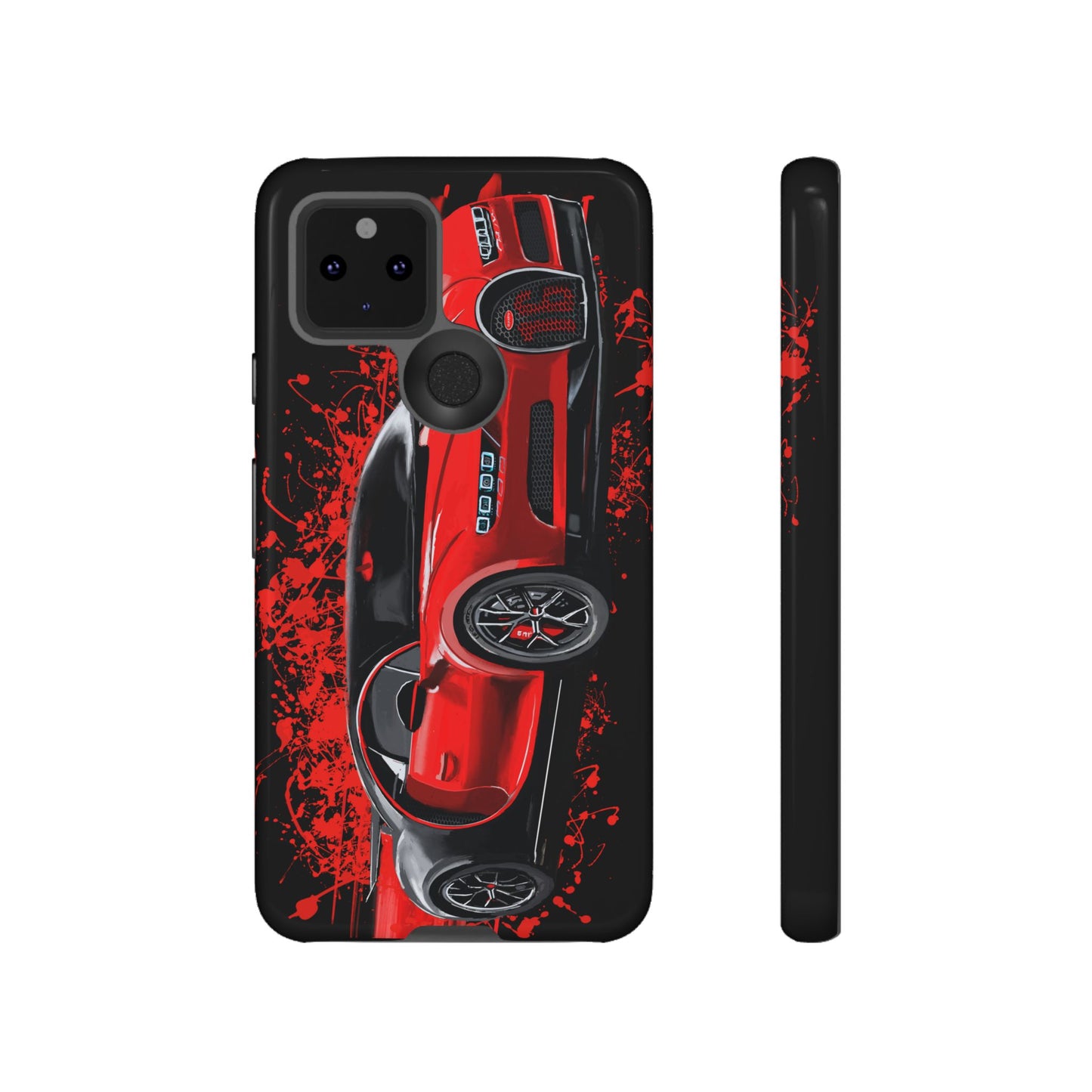 Red Bugatti Chiron Case iPhone 16 15 14 13 12 11 Pro max Samsung Galaxy Pixel