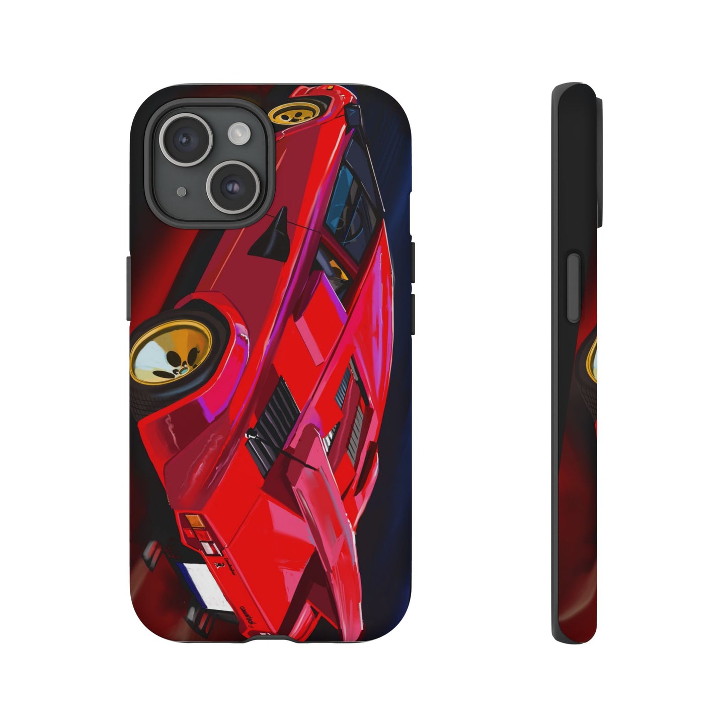 Lamborghini Countach iPhone 16 15 14 13 12 11 Pro max Samsung Galaxy Pixel Slim