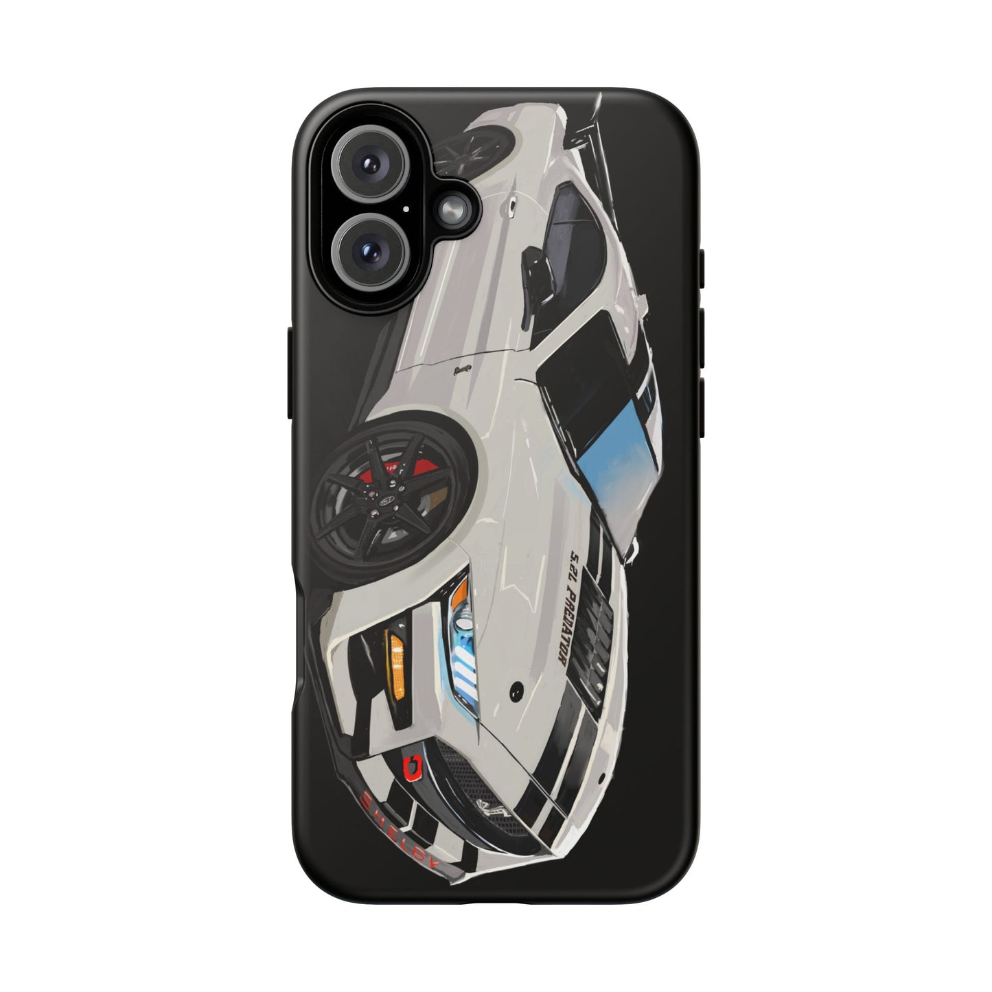 White gt500 car iPhone 17 16 15 14 13 12 Pro Samsung galaxy pixel