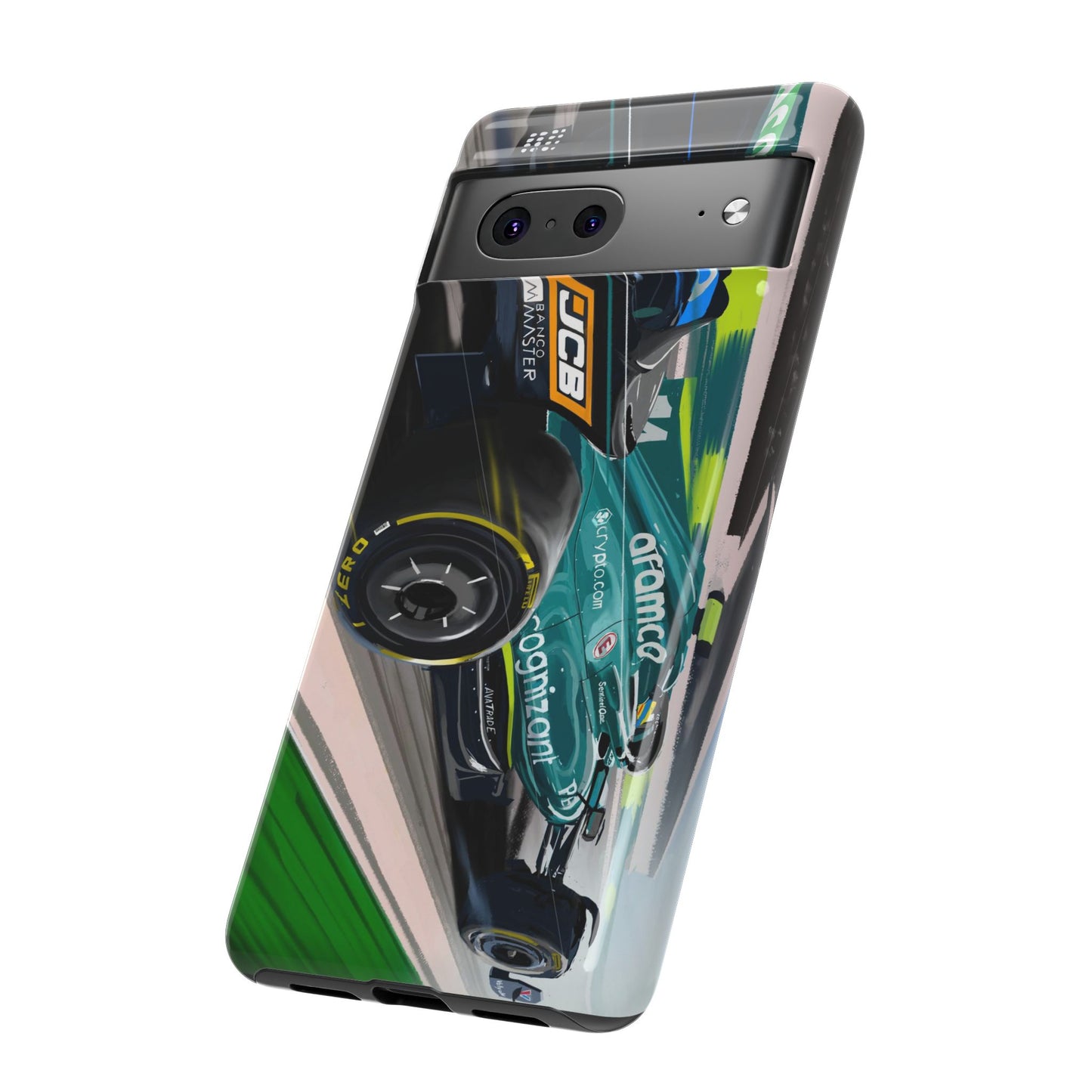 Fernando Alonso F1 Case iPhone 17 16 15 14 13 12 Samsung Galaxy Pixel