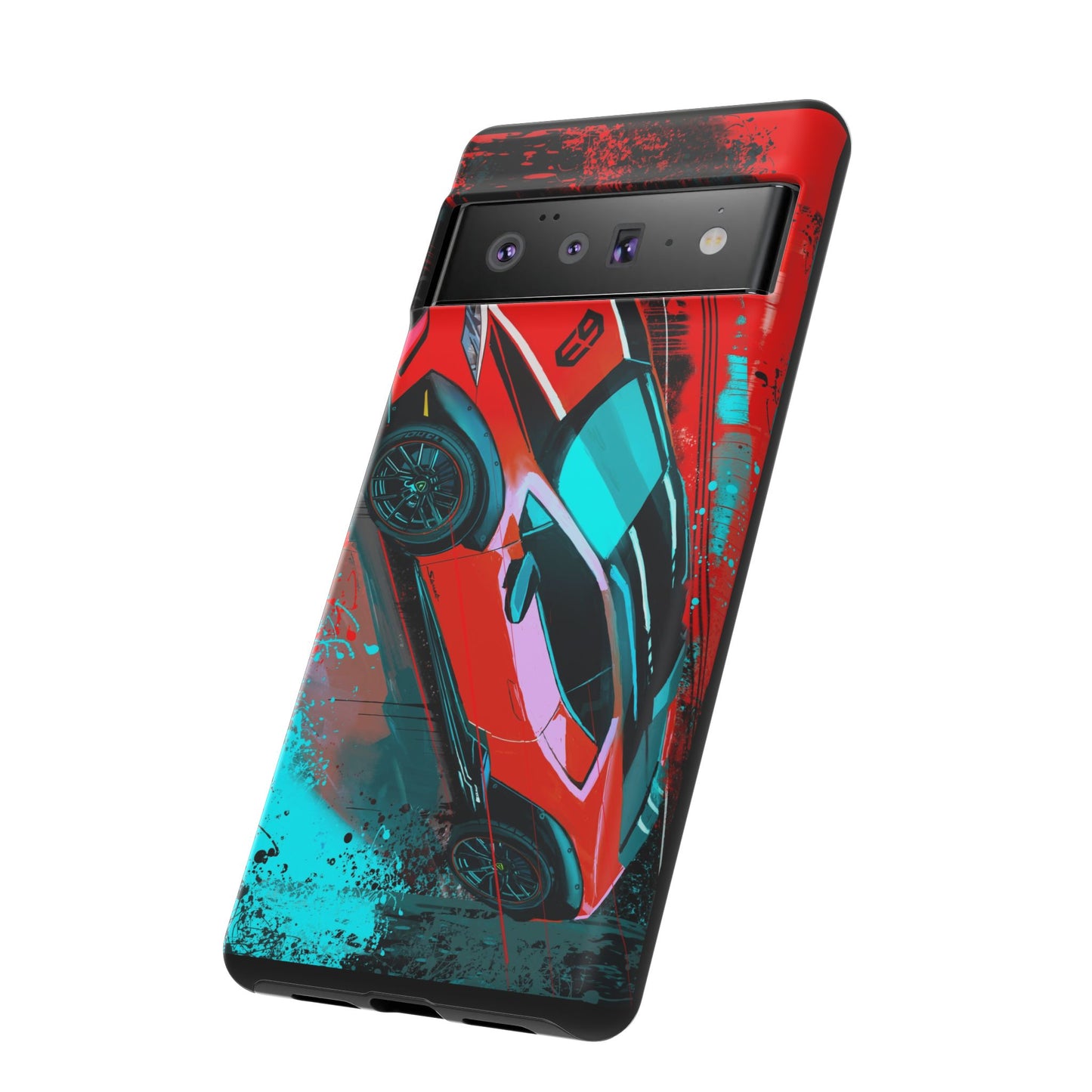 Red Lamborghini Sterrato Case iPhone 16 15 14 13 12 11 Pro Samsung Galaxy Pixel
