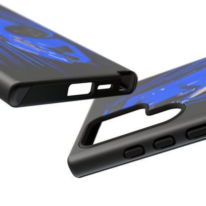 Blue Corvette C8 z06 Design for iPhone 18 17 16 15 14 13 Pro Max