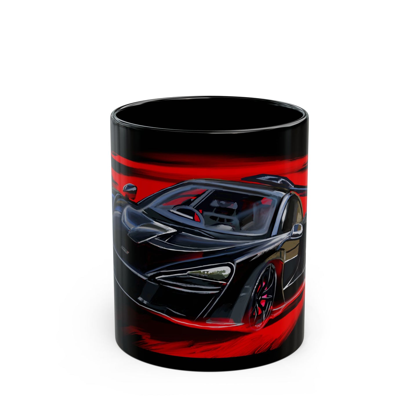 McLaren Senna  exotic car Black  Coffee Tea Mug (11oz, 15oz)