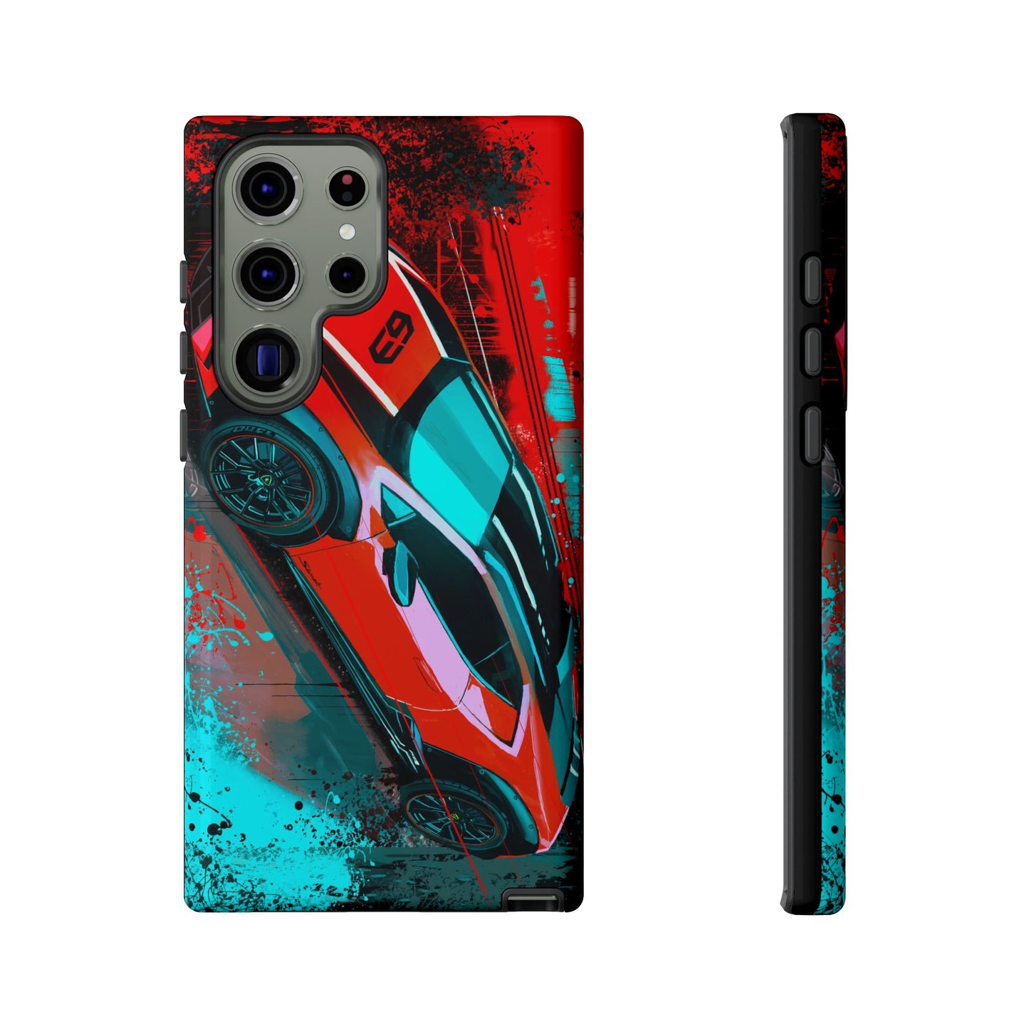 Red Lamborghini Sterrato Case iPhone 16 15 14 13 12 11 Pro Samsung Galaxy Pixel
