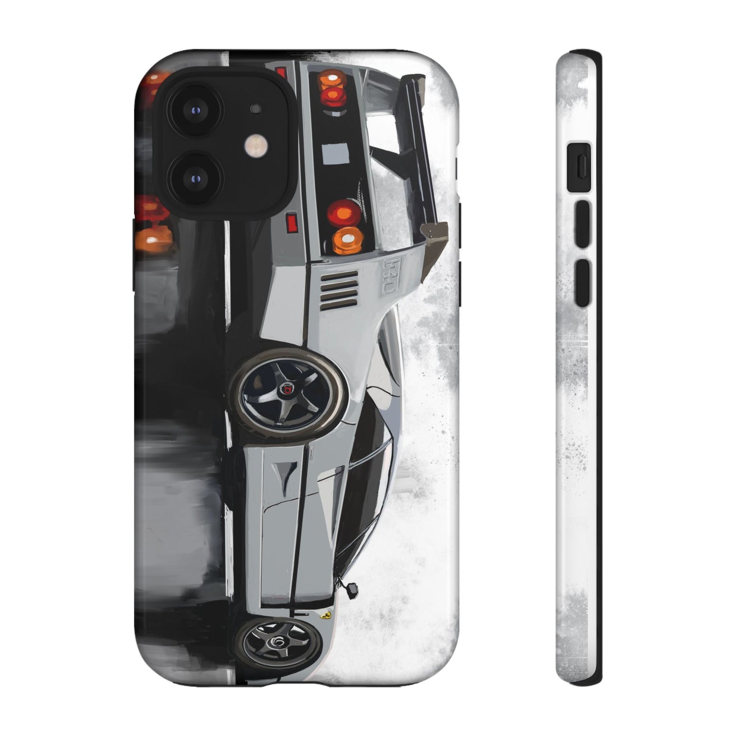 Gray Ferrari F40 Case iPhone 16 15 14 13 12 11 Pro max Samsung Galaxy Pixel