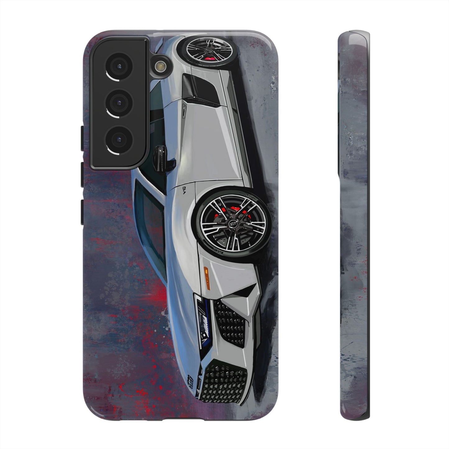 Audi R8 Case iPhone 16 15 14 13 12 11 Pro max Samsung Galaxy Pixel Slim Tough