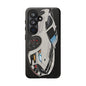 White gt500 car iPhone 17 16 15 14 13 12 Pro Samsung galaxy pixel