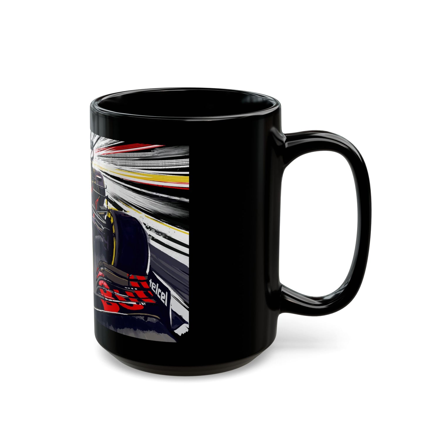 formula one F1 RB16 Black Coffee Tea Mug (11oz, 15oz)