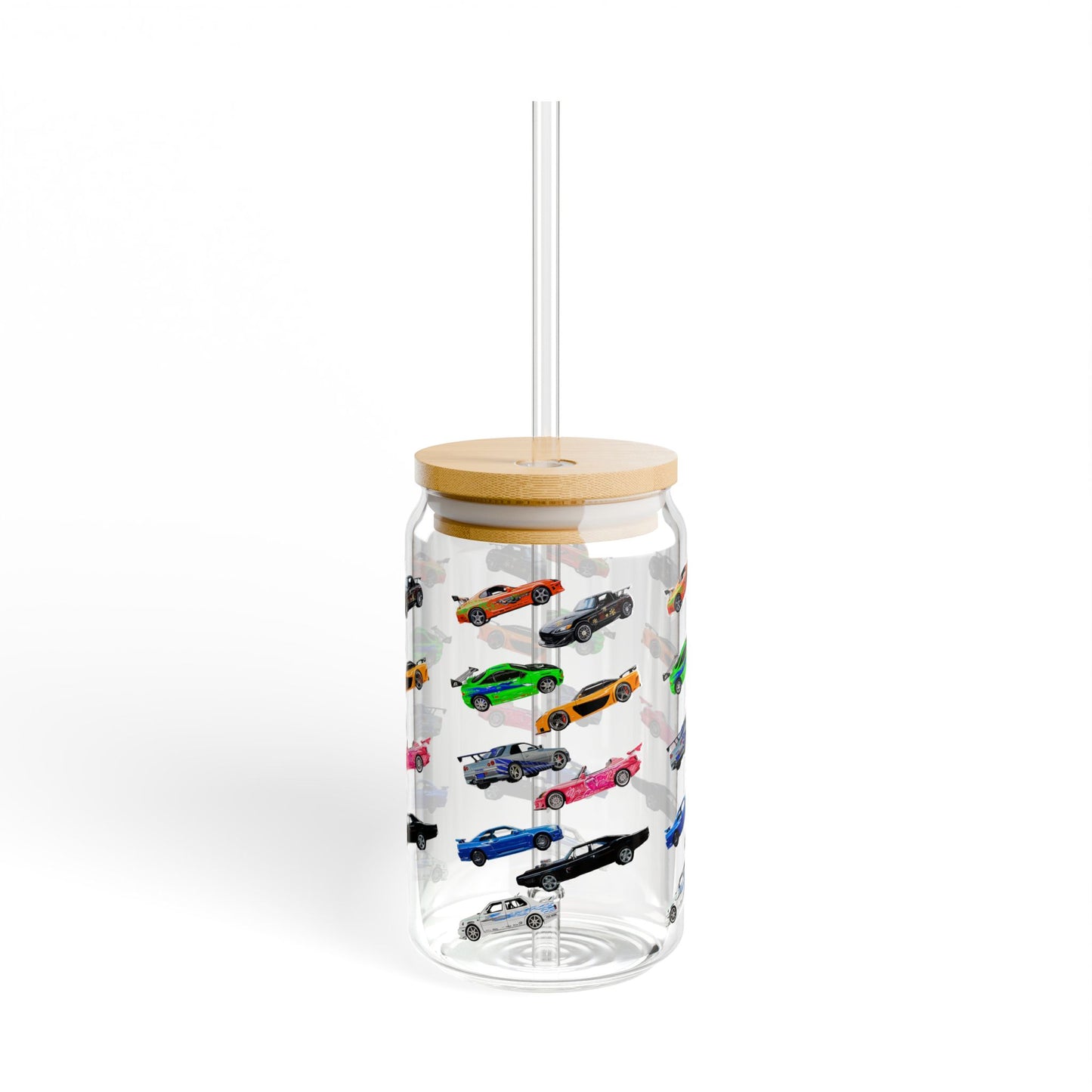 The Fast and furious movie car Sipper Glass, 16oz