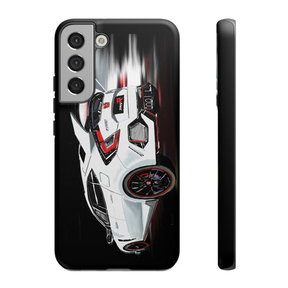 White Type-r civic Case iPhone 18 17 16 15 14 13 12 Pro Samsung Galaxy Pixel