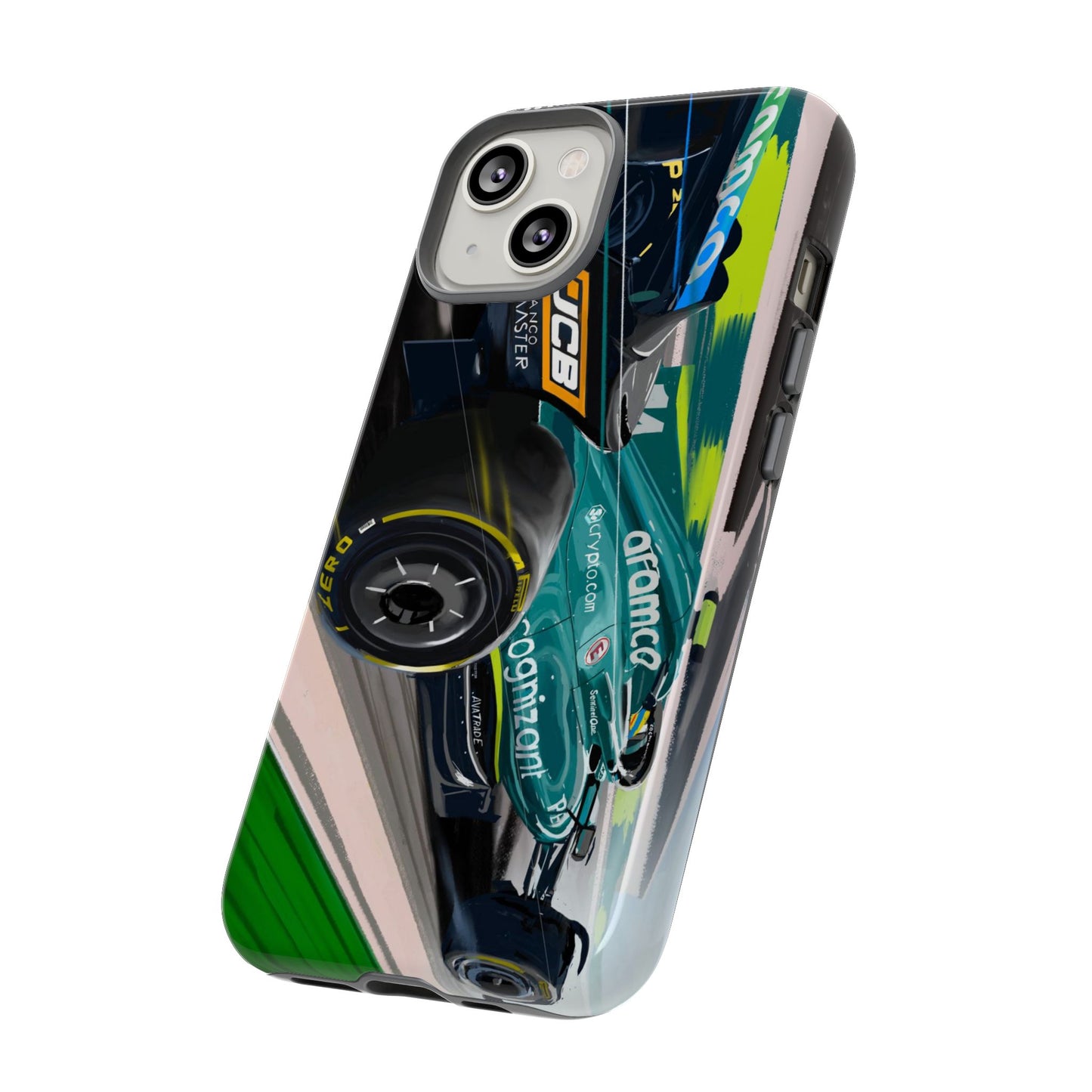 Fernando Alonso F1 Case iPhone 17 16 15 14 13 12 Samsung Galaxy Pixel