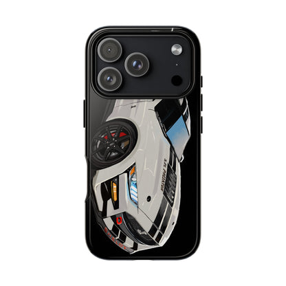 White gt500 car iPhone 17 16 15 14 13 12 Pro Samsung galaxy pixel