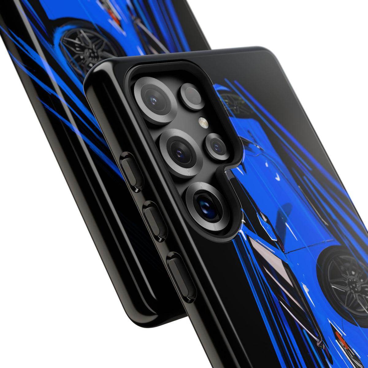 Blue Corvette C8 z06 Design for iPhone 18 17 16 15 14 13 Pro Max