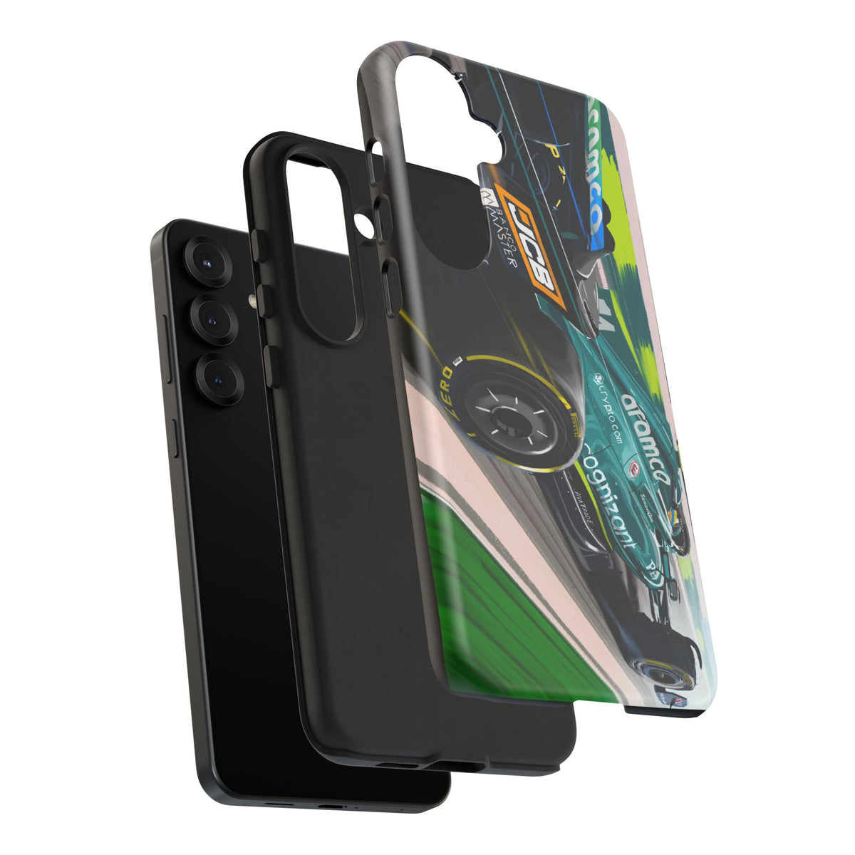 Fernando Alonso F1 Case iPhone 17 16 15 14 13 12 Samsung Galaxy Pixel