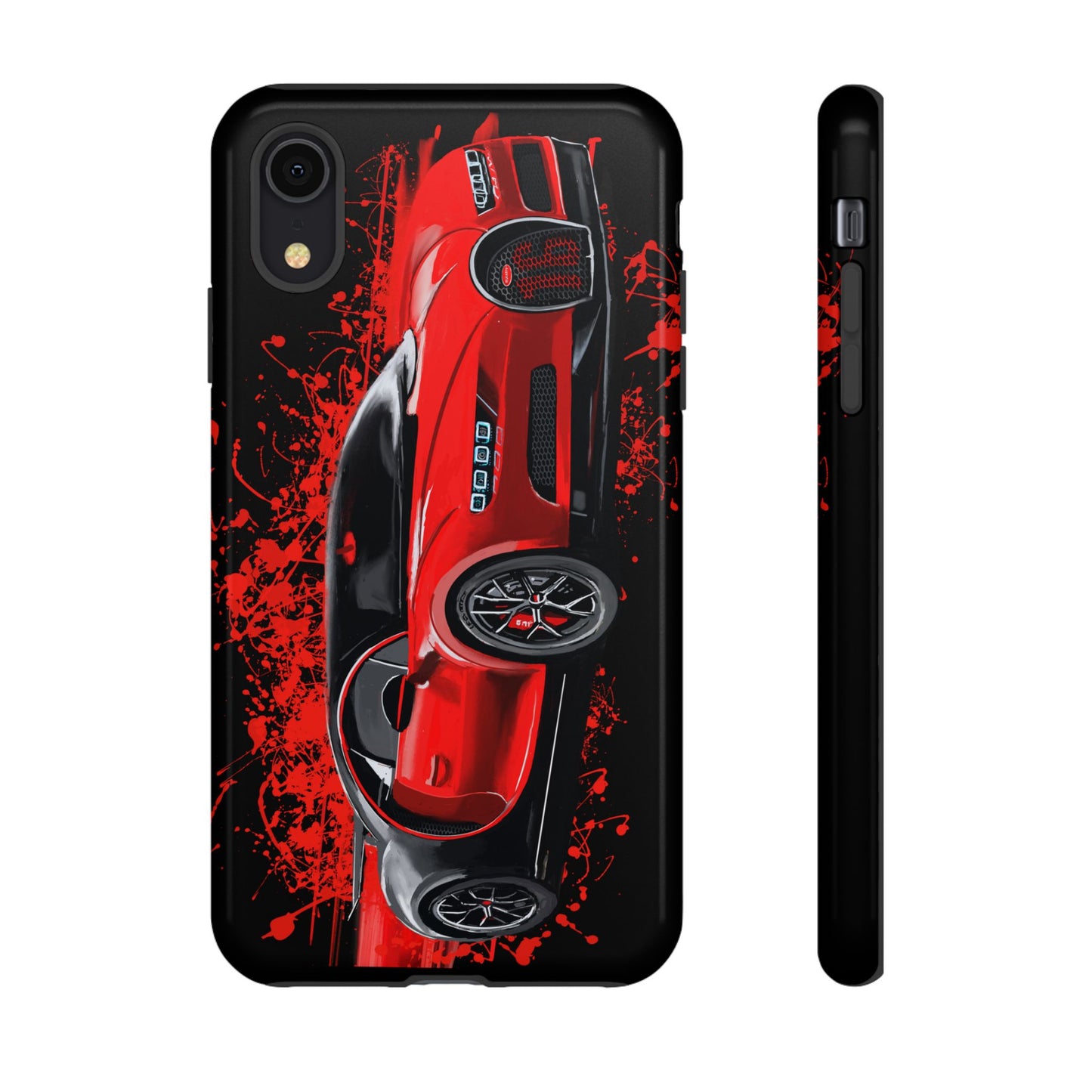 Red Bugatti Chiron Case iPhone 16 15 14 13 12 11 Pro max Samsung Galaxy Pixel
