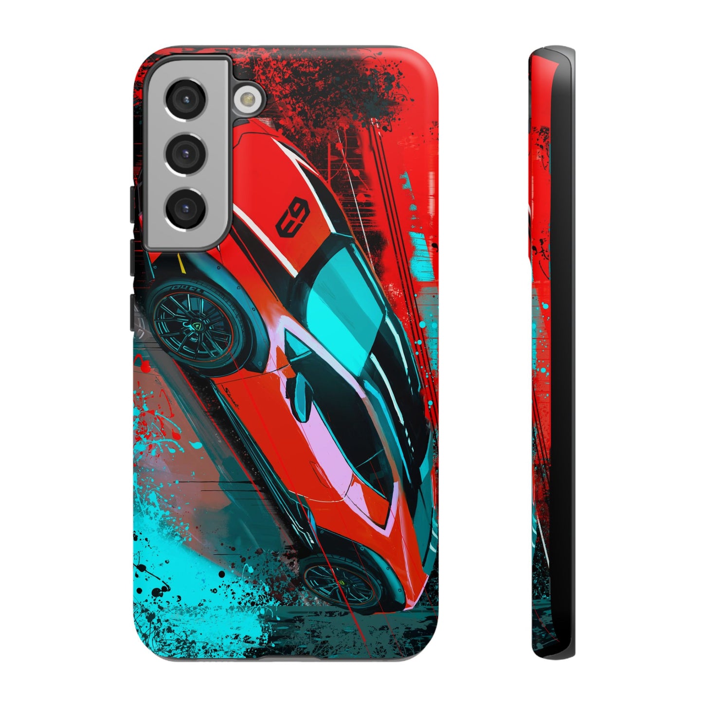 Red Lamborghini Sterrato Case iPhone 16 15 14 13 12 11 Pro Samsung Galaxy Pixel