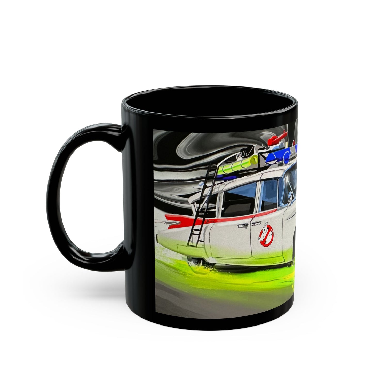 Ghostbusters Ecto-1 classic retro movie car Mug coffee tea(11oz, 15oz)