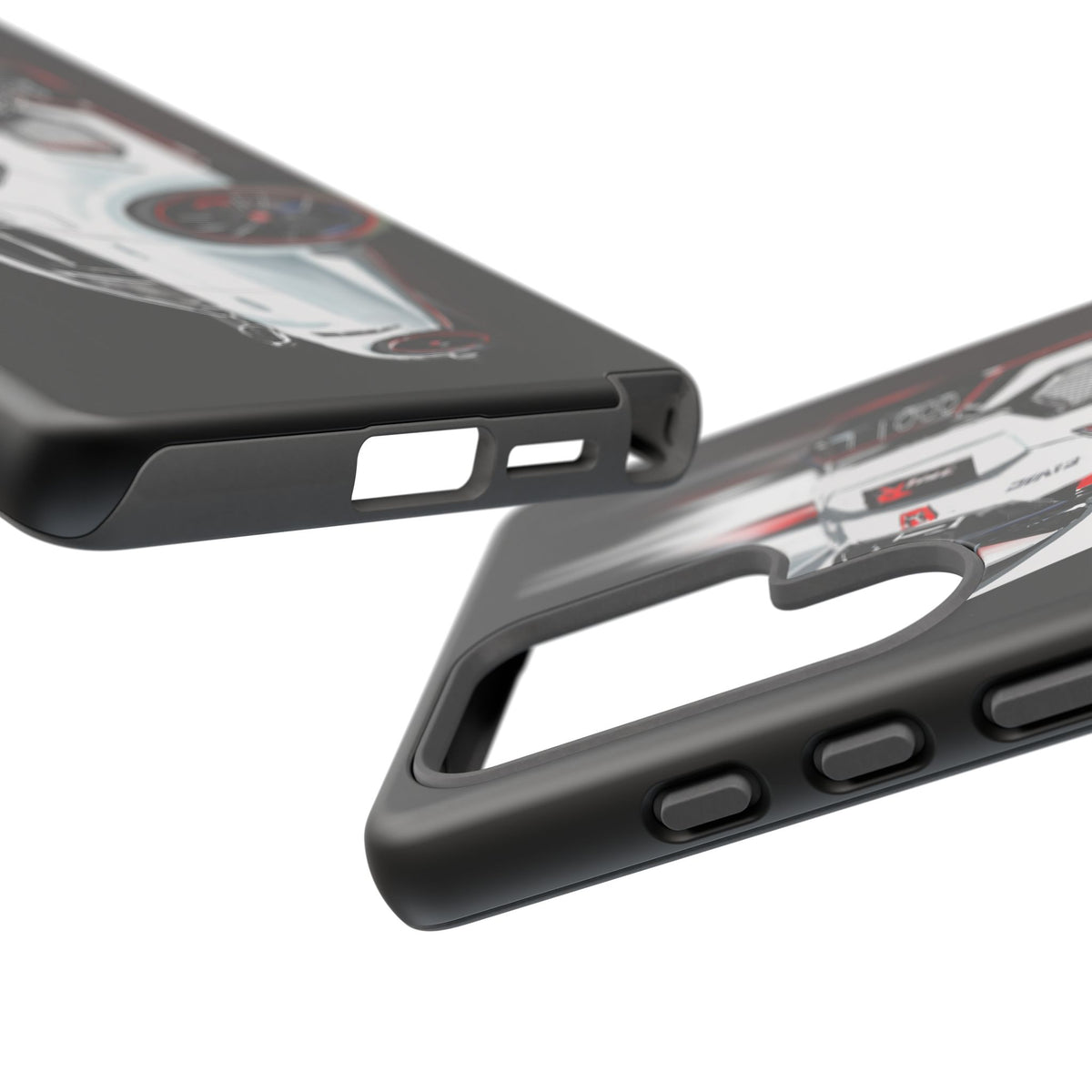 White Type-r civic Case iPhone 18 17 16 15 14 13 12 Pro Samsung Galaxy Pixel