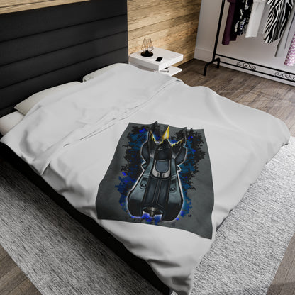 89 Batmobile movie car Microfiber Blanket