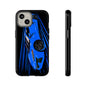 Blue Corvette C8 z06 Design for iPhone 18 17 16 15 14 13 Pro Max