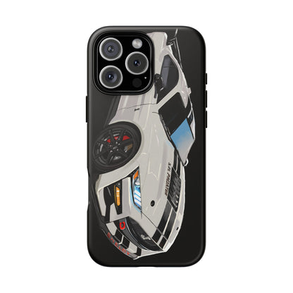 White gt500 car iPhone 17 16 15 14 13 12 Pro Samsung galaxy pixel