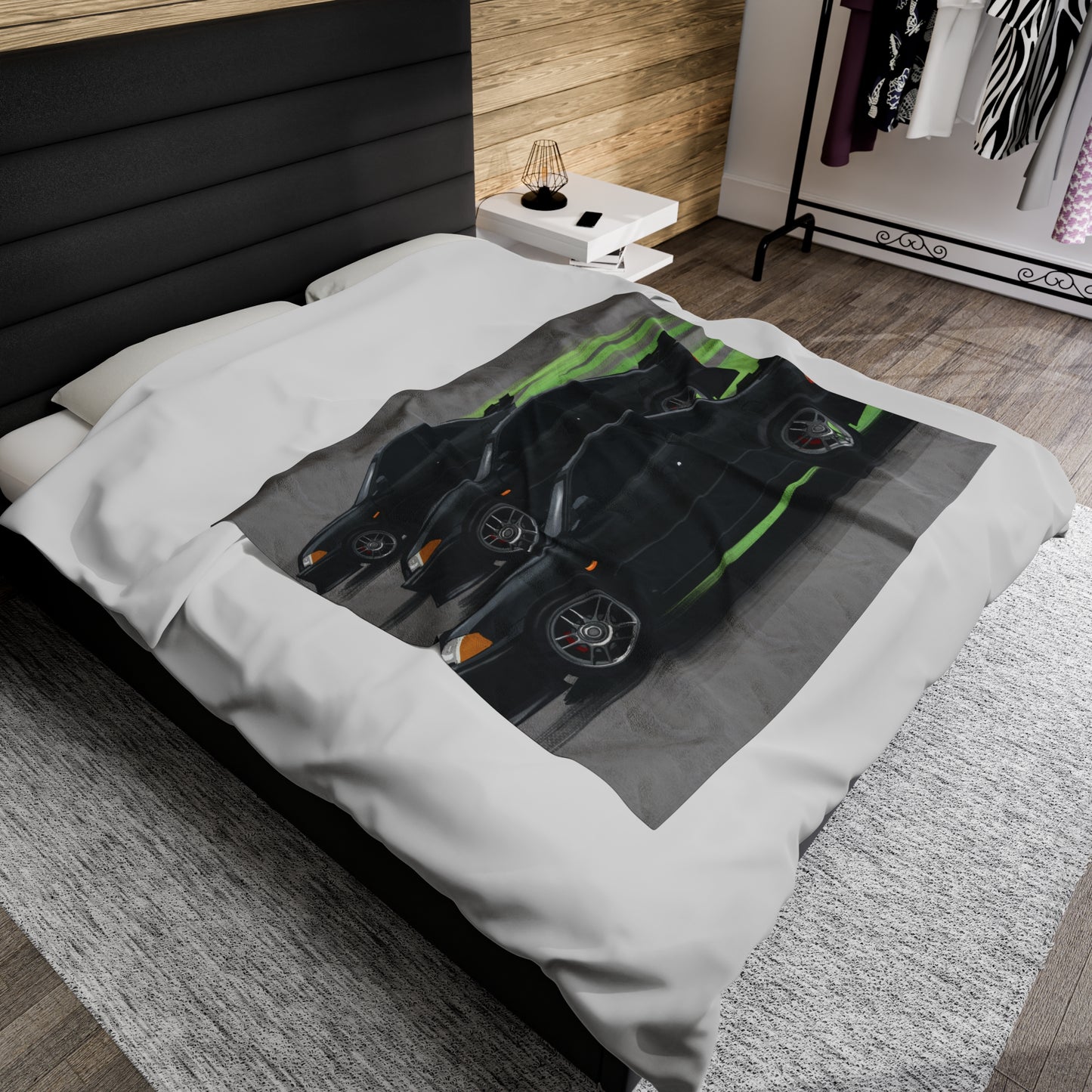Honda civic fast and furious Microfiber Blanket