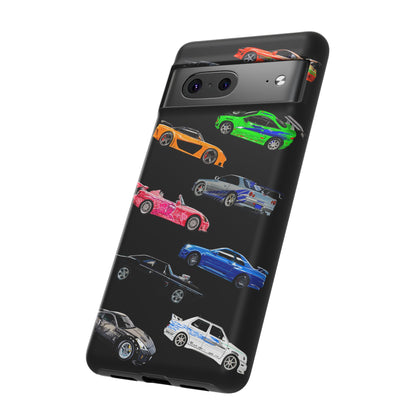 Fast and furious movie cars Case iPhone 16 15 14 13 12 11pro Samsung Galaxy Pixel