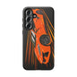 Orange C8 corvette Z06 iPhone 18 17 16 15 14 13 12 Pro  Samsung Galaxy Pixel