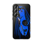 Blue Corvette C8 z06 Design for iPhone 18 17 16 15 14 13 Pro Max