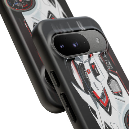 White Type-r civic Case iPhone 18 17 16 15 14 13 12 Pro Samsung Galaxy Pixel