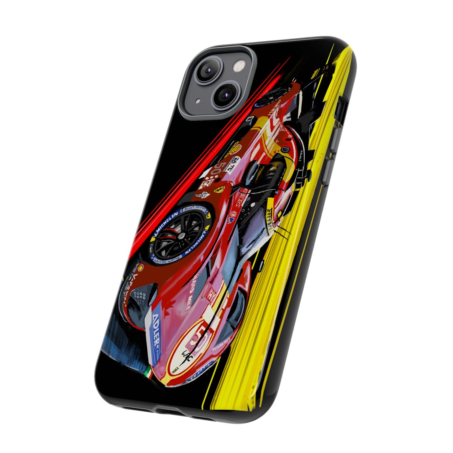 Ferrari 499p HyperCar Le Mans Case iPhone 16 15 14 13 12 11 Samsung Galaxy Pixel